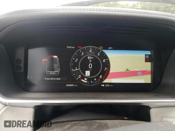 2018 Land Rover Range Rover Sport SVR с VIN SALWZ2SE3JA190546, выставлен на аукционе Copart как лот 73454874 с пробегом 66 069 миль миль и Списание • Salvage title. История ставок и продаж доступна на DreamBid. Изображение 9.
