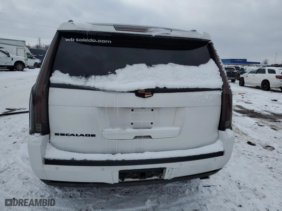 2016 Cadillac Escalade Premium Collection with VIN 1GYS4CKJ4GR181494, listed as a Copart auction lot 41963405 with 83,251 mi miles and Non Repairable. Bid and sale history available at carsss.com. Image 6.