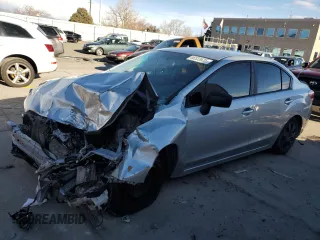 2015 Subaru Impreza z VIN JF1GJAA66FG007917, wystawiony jako Copart lot #46533635 z przebiegiem Nie podano mil oraz Szkoda całkowita • Salvage title. Historia ofert i sprzedaży dostępna na DreamBid. Obrazek 1.