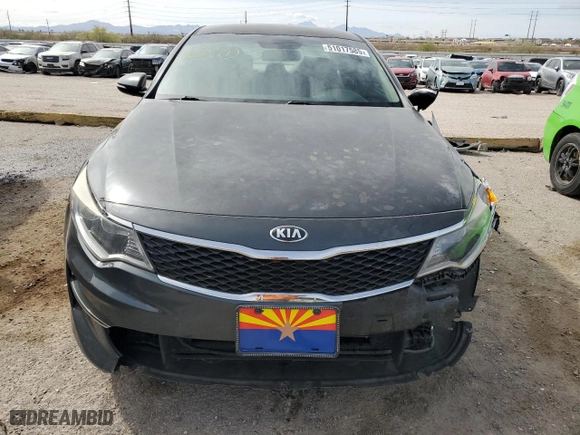 2016 Kia Optima LX with VIN 5XXGT4L34GG024801, listed as a Copart auction lot 51017585 with 109,071 mi miles and Salvage Title. Bid and sale history available at carsss.com. Image 5.