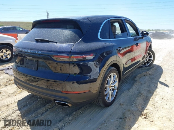 2021 Porsche Cayenne with VIN WP1AA2AY8MDA03453, listed as a IAAI auction lot 41813291 with 62,457 mi miles and . Bid and sale history available at DreamBid. Image 4.