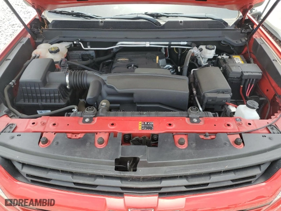 2020 Chevrolet Colorado 2WD Work Truck with VIN 1GCGSBEA9L1114289, listed as a Copart auction lot 65657264 with 43,619 mi miles and Salvage Title. Bid and sale history available at carsss.com. Image 11.