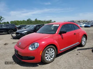 2014 Volkswagen Beetle Entry with VIN 3VWF17AT4EM642408, listed as a Copart auction lot 55598995 with 53,525 mi miles and Salvage title. Bid and sale history available at DreamBid. Image 1.