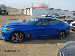 2020 Kia Stinger GT1 with VIN KNAE45LCXL6074179, listed as a IAAI auction lot 41718721 with 58,092 mi miles. Bid and sale history available at carsss.com. Image 14.