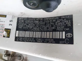 2014 Toyota Prius Two with VIN JTDZN3EU7E3307550, listed as a IAAI auction lot 42197085 with 268,616 mi miles and . Bid and sale history available at DreamBid. Image 9.