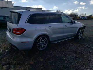 2017 Mercedes-Benz GLS with VIN 4JGDF7DE0HA804282, listed as a Copart auction lot 82790194 with 62,409 mi miles and Salvage Title. Bid and sale history available at carsss.com. Image 3.