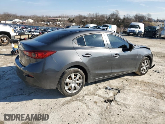 2014 Mazda 3 i Sport with VIN JM1BM1U75E1121862, listed as a Copart auction lot 44687015 with 194,473 mi miles and Salvage Title. Bid and sale history available at DreamBid. Image 3.