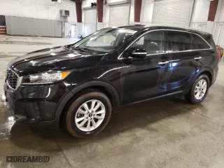 2019 Kia Sorento L with VIN 5XYPG4A38KG451295, listed as a Copart auction lot 50031315 with 82,023 mi miles and Salvage Title. Bid and sale history available at carsss.com. Image 1.