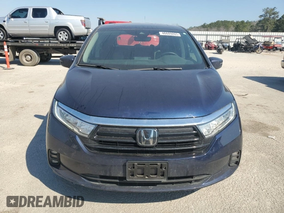 2022 Honda Odyssey EX-L with VIN 5FNRL6H73NB021145, listed as a Copart auction lot 46609265 with 31,493 mi miles and Salvage Title. Bid and sale history available at DreamBid. Image 5.