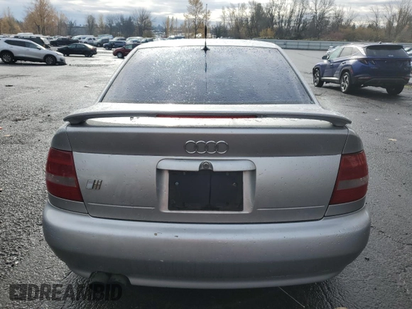 2001 Audi S4 with VIN WAURD68D61A009655, listed as a Copart auction lot 81770434 with 0 mi miles and Salvage Title. Bid and sale history available at carsss.com. Image 6.