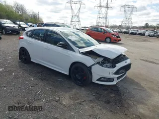 2017 Ford Focus ST with VIN 1FADP3L99HL310186, listed as a IAAI auction lot 41963368 with 93,769 mi miles and . Bid and sale history available at carsss.com. Image 1.