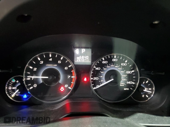 2011 Subaru Legacy 2.5i with VIN 4S3BMBA69B3212103, listed as a Copart auction lot 84615924 with 264,371 mi miles and Salvage title. Bid and sale history available at DreamBid. Image 9.