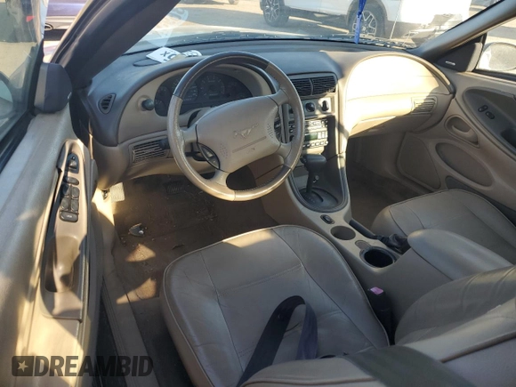 2004 Ford Mustang Deluxe with VIN 1FAFP44664F208419, listed as a Copart auction lot 46318695 with 151,942 mi miles and Salvage Title. Bid and sale history available at carsss.com. Image 8.