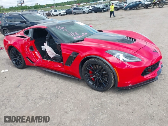 2018 Chevrolet Corvette Z06 2LZ with VIN 1G1YS2D60J5600795, listed as a IAAI auction lot 42217399 with 17,427 mi miles and . Bid and sale history available at DreamBid. Image 1.