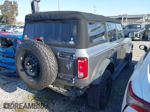 2021 Ford Bronco with VIN 1FMEE5BP5MLA93158, listed as a IAAI auction lot 41768930 with 48,600 mi miles. Bid and sale history available at carsss.com. Image 4.