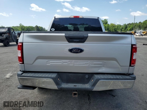 2018 Ford F-150 XL with VIN 1FTEW1E53JKC57304, listed as a Copart auction lot 57168915 with 118,498 mi miles and Salvage title. Bid and sale history available at DreamBid. Image 6.