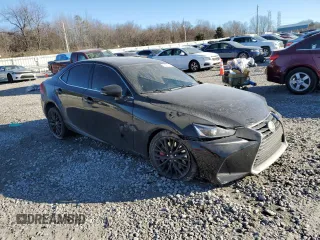 2017 Lexus IS 200t with VIN JTHBA1D25H5046377, listed as a Copart auction lot 88603145 with Not Provided miles and Salvage Title. Bid and sale history available at DreamBid. Image 4.