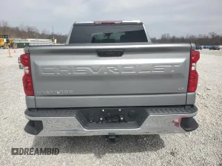 2025 Chevrolet Silverado 1500 LT with VIN 1GCPKKEK4SZ100423, listed as a Copart auction lot 49701795 with 4,134 mi miles and Salvage Title. Bid and sale history available at DreamBid. Image 6.