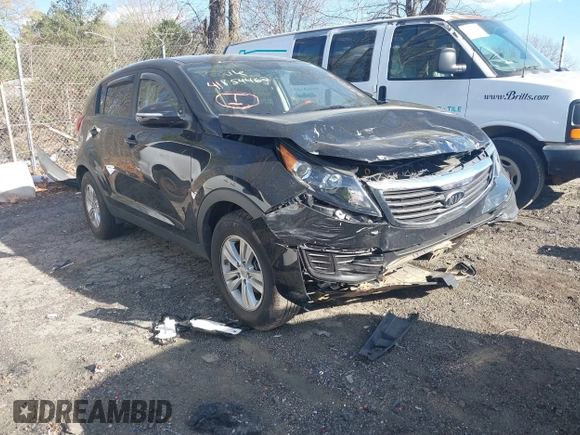 2011 Kia Sportage LX with VIN KNDPB3A2XB7094019, listed as a IAAI auction lot 41854462 with 69,659 mi miles and . Bid and sale history available at carsss.com. Image 1.