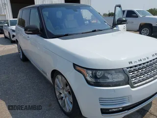 2014 Land Rover Range Rover Supercharged z VIN SALGS3TF6EA179889, wystawiony jako IAAI lot #42524852 z przebiegiem 134 881 mil mil oraz . Historia ofert i sprzedaży dostępna na DreamBid. Obrazek 6.
