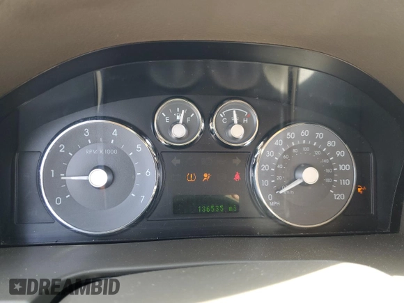 2009 Mercury Milan with VIN 3MEHM07Z89R635197, listed as a Copart auction lot 65537314 with 136,535 mi miles and Salvage Title. Bid and sale history available at DreamBid. Image 9.