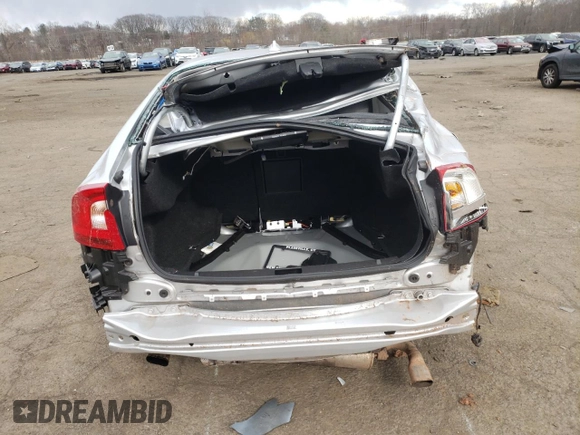 2016 Volvo S60 T5 Premier with VIN YV1612TK2G2399423, listed as a Copart auction lot 50554245 with 0 mi miles and Salvage Title. Bid and sale history available at carsss.com. Image 6.