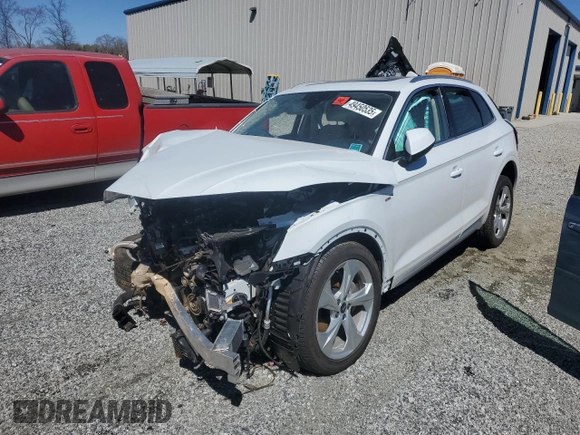 2024 Audi Q5 S line Premium Plus with VIN WA1EAAFYXR2052091, listed as a Copart auction lot 49450535 with Not provided miles and Salvage title. Bid and sale history available at DreamBid. Image 1.