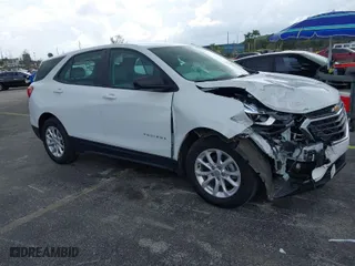 2021 Chevrolet Equinox LS with VIN 3GNAXHEV3MS141721, listed as a IAAI auction lot 41487544 with 26,817 mi miles. Bid and sale history available at carsss.com. Image 1.