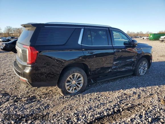 2022 GMC Yukon SLT with VIN 1GKS2BKT0NR260377, listed as a Copart auction lot 86913134 with 55,678 mi miles and Salvage Title. Bid and sale history available at carsss.com. Image 3.