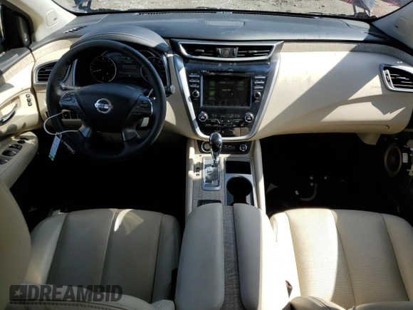 2021 Nissan Murano SL with VIN 5N1AZ2CS9MC115859, listed as a Copart auction lot 49058185 with 17,802 mi miles and Salvage Title. Bid and sale history available at DreamBid. Image 8.