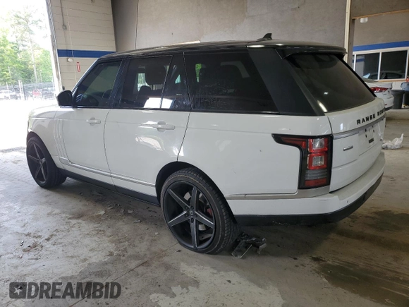 2016 Land Rover Range Rover Supercharged с VIN SALGS2EF5GA272560, выставлен на аукционе Copart как лот 59925765 с пробегом 104 109 миль миль и Списание • Salvage title. История ставок и продаж доступна на DreamBid. Изображение 2.