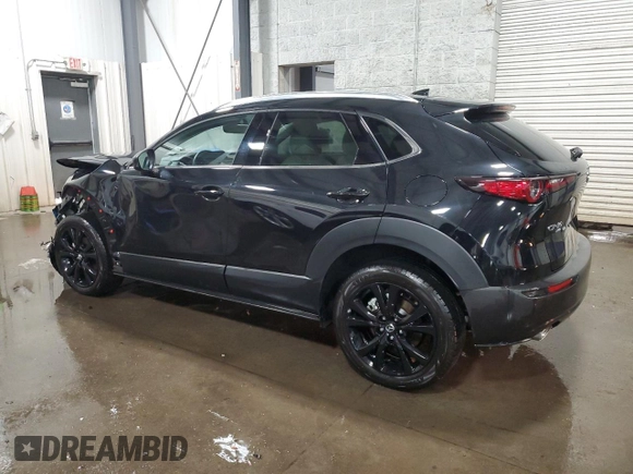 2021 Mazda CX-30 Premium with VIN 3MVDMBDY3MM254689, listed as a Copart auction lot 47817405 with 43,393 mi miles and Salvage Title. Bid and sale history available at carsss.com. Image 2.
