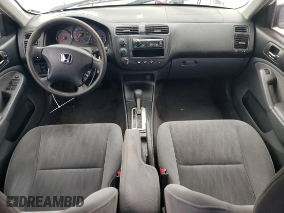 2003 Honda Civic LX with VIN 2HGES16553H586222, listed as a Copart auction lot 49484765 with 133,106 mi miles and Clean Title. Bid and sale history available at carsss.com. Image 8.