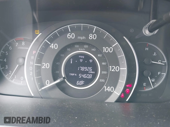 2013 Honda CR-V LX with VIN 2HKRM4H31DH684096, listed as a IAAI auction lot 42078581 with 178,926 mi miles and . Bid and sale history available at DreamBid. Image 15.