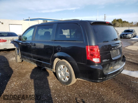 2011 Dodge Grand Caravan SXT with VIN 2D4RN4DG2BR662892, listed as a Copart auction lot 48417695 with Not Provided miles and Non Repairable. Bid and sale history available at DreamBid. Image 2.