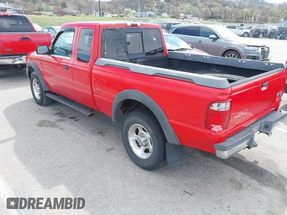 2002 Ford Ranger XL Fleet with VIN 1FTZR45E82PA15624, listed as a IAAI auction lot 41867220 with 207,603 mi miles. Bid and sale history available at carsss.com. Image 3.