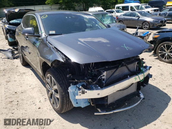2021 BMW X2 xDrive28i with VIN WBXYJ1C02M5S79433, listed as a Copart auction lot 49393422 with 22,557 mi miles. Bid and sale history available at carsss.com. Image 1.