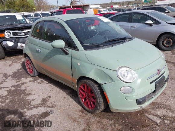 2016 FIAT 500 Easy with VIN 3C3CFFKR0GT125964, listed as a IAAI auction lot 41931189 with 90,237 mi miles. Bid and sale history available at carsss.com. Image 1.