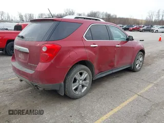 2013 Chevrolet Equinox LTZ with VIN 2GNFLGE36D6182904, listed as a IAAI auction lot 41831055 with 155,237 mi miles. Bid and sale history available at carsss.com. Image 4.