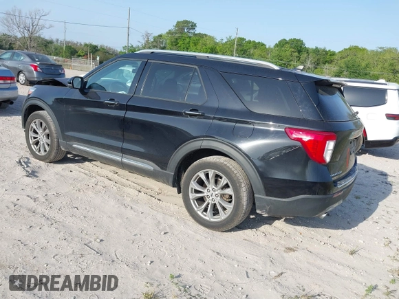 2021 Ford Explorer Limited with VIN 1FMSK8FH8MGA86052, listed as a IAAI auction lot 41859132 with 78,259 mi miles. Bid and sale history available at carsss.com. Image 3.