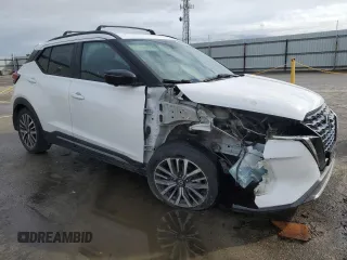 2021 Nissan Kicks SR with VIN 3N1CP5DV4ML489686, listed as a Copart auction lot 49098215 with 50,881 mi miles and Salvage Title. Bid and sale history available at carsss.com. Image 4.