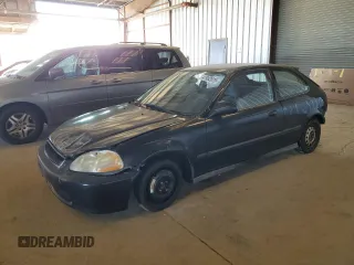 1998 Honda Civic DX with VIN 2HGEJ6343WH121454, listed as a Copart auction lot 47982075 with 215,221 mi miles and Salvage Title. Bid and sale history available at carsss.com. Image 1.