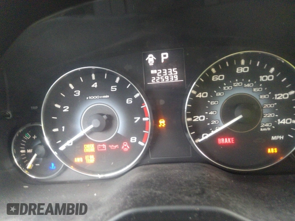 2010 Subaru Legacy Premium with VIN 4S3BMCB62A3210843, listed as a IAAI auction lot 42198589 with 225,939 mi miles and . Bid and sale history available at DreamBid. Image 7.