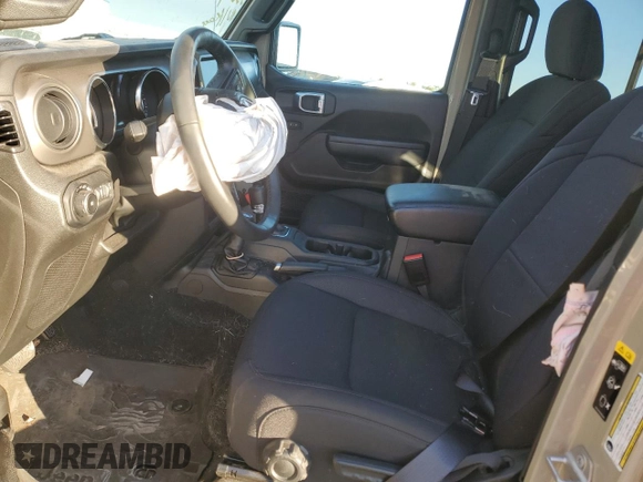2022 Jeep Wrangler Unlimited Willys with VIN 1C4HJXDNXNW267388, listed as a Copart auction lot 72142634 with 23,631 mi miles and Salvage Title. Bid and sale history available at DreamBid. Image 7.