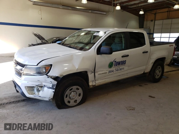 2016 Chevrolet Colorado 4WD WT with VIN 1GCGTBE37G1347088, listed as a Copart auction lot 46312825 with 125,297 mi miles and Salvage Title. Bid and sale history available at carsss.com. Image 1.