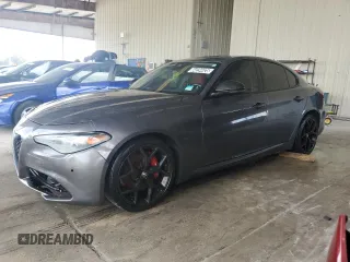 2020 Alfa Romeo Giulia with VIN ZARFAMAN8L7634666, listed as a Copart auction lot 44234425 with 57,500 mi miles and Salvage Title. Bid and sale history available at carsss.com. Image 1.