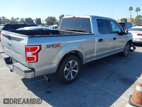 2020 Ford F-150 XL with VIN 1FTEW1CP4LKE25071, listed as a IAAI auction lot 41643863 with 44,321 mi miles and . Bid and sale history available at DreamBid. Image 4.