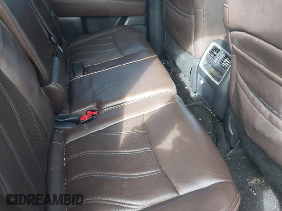 2013 Infiniti JX35 with VIN 5N1AL0MN5DC340830, listed as a IAAI auction lot 41643712 with 137,392 mi miles and . Bid and sale history available at DreamBid. Image 8.