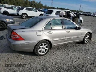 2004 Mercedes-Benz C 320 with VIN WDBRF64J24F545033, listed as a Copart auction lot 87768455 with 217,094 mi miles and Salvage Title. Bid and sale history available at DreamBid. Image 3.