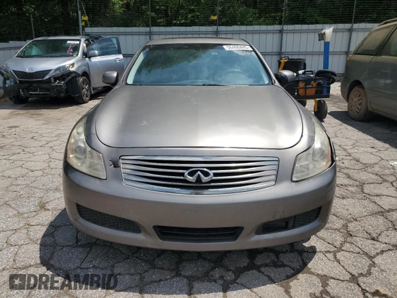 2007 Infiniti G35 Journey with VIN JNKBV61E67M728785, listed as a Copart auction lot 56400445 with 181,939 mi miles and Clean Title. Bid and sale history available at DreamBid. Image 5.